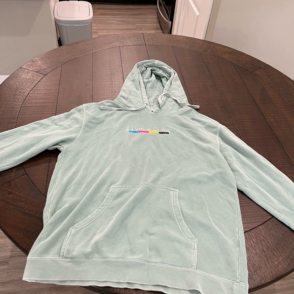 Light blue David Dobrik “David’s Vlog” Sweatshirt - Large - oversized fitting - Picture 2 of 4